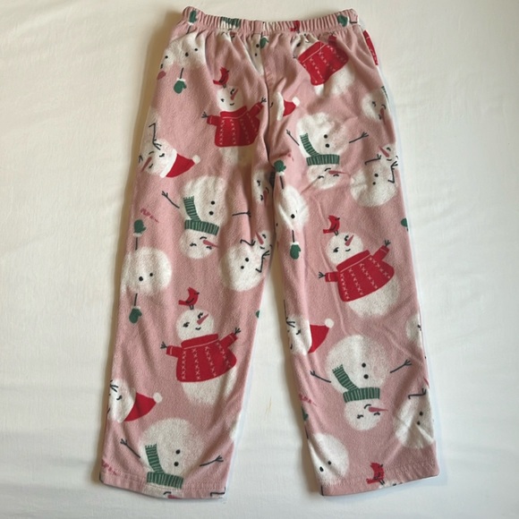 Carter’s Just One You Fleece Snowman Pajamas Size 5 - Picture 5 of 8